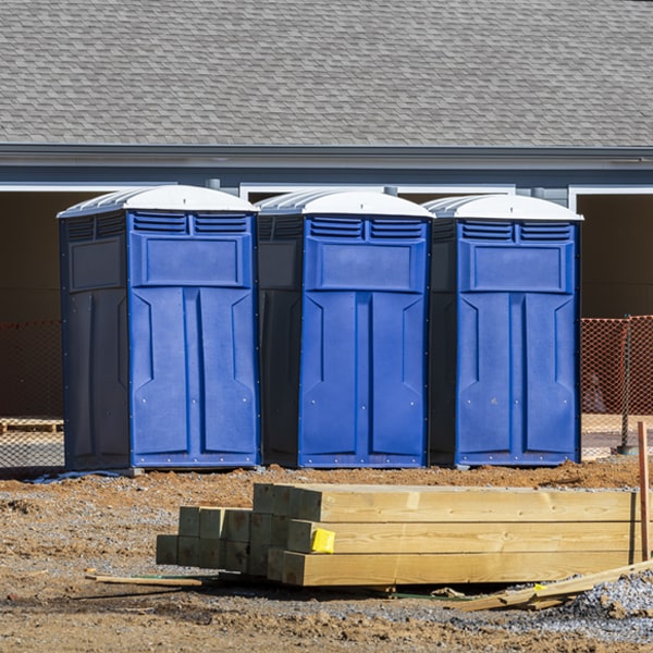 are there any restrictions on what items can be disposed of in the portable restrooms in Chance MD